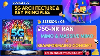 Session 0205   Beamforming amp Massive MIMO in 5G  5G NR Radio Access Network amp MIMO Explained [upl. by Mandie]