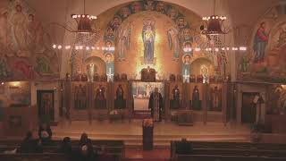 The Akathist Hymn of the Most Holy Theotokos • April 19 2024 [upl. by Demp]