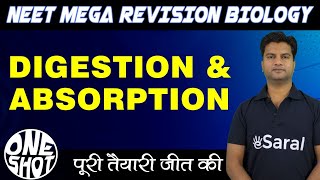 Digestion amp Absorption class 11 Biology in One Shot NEET Mega Revision 1 [upl. by Yak929]