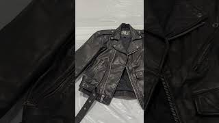 Heeeeey 👍 cool leather jacket fashion streetlegal bermans black fonz like subscribe sub [upl. by Fayre]