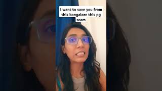 Colive pg scam in Bangalore  Fraud pg in bangalore scam pg accomodation bangalore shorts [upl. by Tripp226]