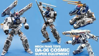 Transformers Diaclone DiaBattles V2 Cosmo Manuver Type KO MFT Lost Planet DA06 Robot Toys [upl. by Doggett]