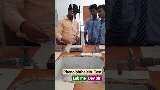 phenolphthalein test pink colour test  mai jhukega nhi sala [upl. by Munro]