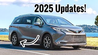 2025 Toyota Sienna Hybrid Will Be Better Than Ever [upl. by Naletak]