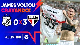 JAMES MARCA NO RETORNO E FERREIRINHA ANOTA GOLAÇO  INTER DE LIMEIRA 0 X 3 SÃO PAULO [upl. by Atiran]