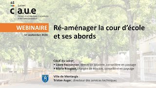 Ré aménager la cour décole et ses abords [upl. by Ellennaj]