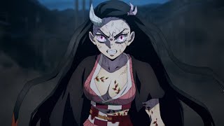 Nezuko vs Daki  Kimetsu no yaiba 2 Dublado [upl. by Aynosal]