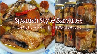 How to cook GOURMET BANGUS in olive oil for business Pang negosyo recipe by Will Chimplee [upl. by Cherise]