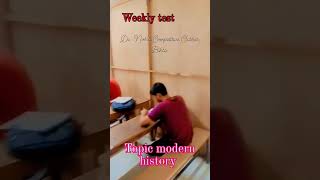 weekly Test Topic Modern historyDe Nobili Competitive [upl. by Georgena]