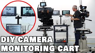 DIY Cheap Camera Monitoring Cart  Directors Monitors [upl. by Paget219]