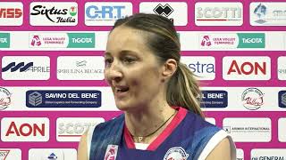 Maja Ognjenovic commenta il successo contro Bergamo [upl. by Galvan759]