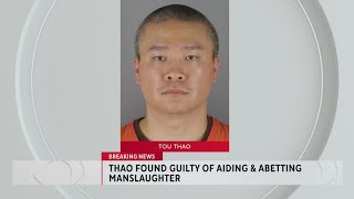 Tou Thao guilty of aiding and abetting manslaughter in George Floyds death [upl. by Latonia]