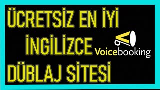 ÜCRETSİZ İNGİLİZCE DÜBLAJ SİTESİ  EN İYİ YABANCI DİL SESLENDİRMESİ [upl. by Tonnie]