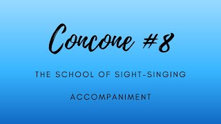 Concone 8 Accompaniment [upl. by Ykcir]