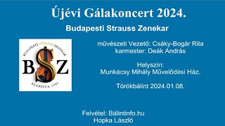 Budapesti Strauss Zenekar Újévi Koncert 2024 Törökbálint [upl. by Rother]