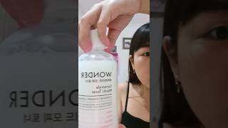 Applying Tony Moly Ceramide Mochi Toner [upl. by Akihsan]