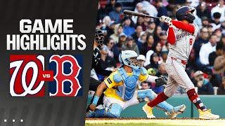 Nationals vs Red Sox Game Highlights 51124  MLB Highlights [upl. by Harim]