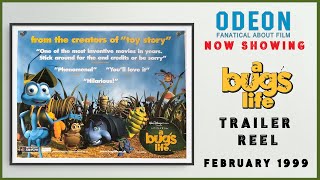 A BUGS LIFE February 1999 Odeon Cinema Trailer Reel  Home Cinema [upl. by Malda]