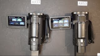 Review Sony Handycam AX53 4K camcorder comparison w AX33 amp sample videos [upl. by Twum]