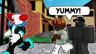 WEIRD Kids Want to Eat Me in MM2 [upl. by Ahen]