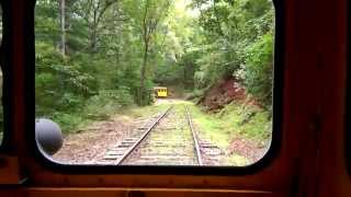 Craggy Mountain Railroad Line Speeder Ride Asheville NC [upl. by Japha]