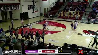 Lawrence Co Basketball teams play thrillers at Hartselle [upl. by Brandise748]