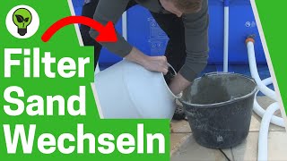 Sandfilteranlage Sand Wechseln ✅ GENIALE ANLEITUNG Wie Filtersand bei Pool Pumpe Richtig Tauschen [upl. by Loise]