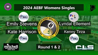 Womens Singles Rnd 1  AEBF Nationals 2024 [upl. by Tupler]