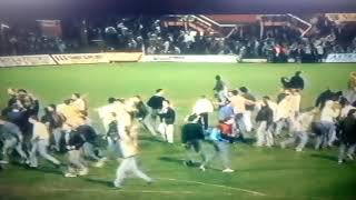 Bolton pitch invasion at Blackpool 1989 2 [upl. by Aicelet]