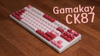 GamaKay CK87 keyboard [upl. by Airtap]