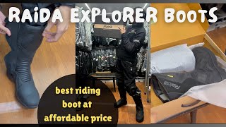 Best Riding Boots 😍  RAIDA EXPLORER BOOTS at affordable price✨amp Review video [upl. by Sesom278]