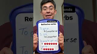 Spanish lesson Reflexive verbs in 30 seconds [upl. by Euqnimod954]