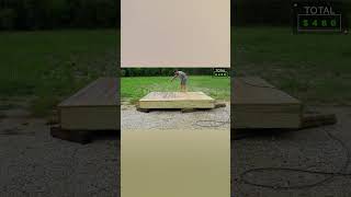 How to Build a 10x10 Floating Dock  DIY Floating Dock Construction Pt 3 shorts diy [upl. by Ranite]