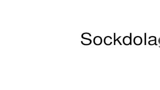 How to pronounce Sockdolager [upl. by Bary720]