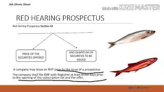 Prospectus Contents Types of Prospectus [upl. by Lemra]