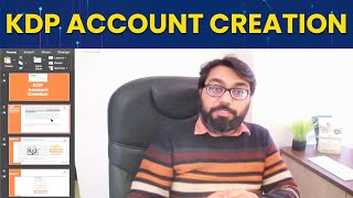 Amazon KDP Account Creation  How to create Account [upl. by Yr]