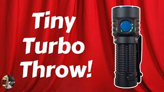 Olight Baton Turbo 18350 Micro Thrower EDC Flashlight Review [upl. by Ellehcer]