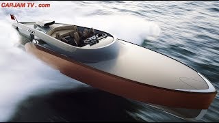 RollsRoyce Aeroboat V12 Price 5 Million Amazing Spitfire Boat Commercial CARJAM TV 2014 [upl. by Esinrahc]