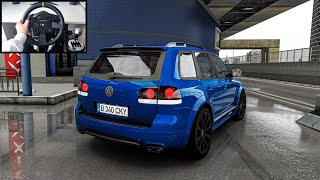 Volkswagen Touareg 50 V10 TDI 2008  Assetto Corsa  Steering Wheel Gameplay [upl. by Shlomo]