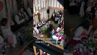 A day in the life of a Singing Waiter 🤫♥️ singingwaiters wedding shorts surprise [upl. by Krause]