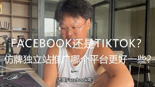 facebook还是tiktok？仿牌独立站推广哪个平台更好一些？ [upl. by Bore]