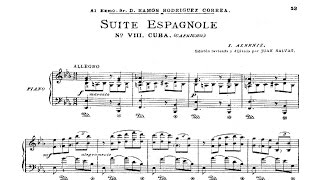 Cuba Suite española VIII  Albéniz [upl. by Asoral]