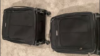 Samsonite Saire LTE Softside Expandable Luggage with Spinners Some of the best Suitcases I have had [upl. by Chimene278]