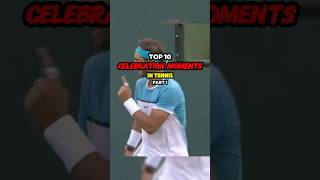 Top 10 Tennis Celebrations  Part 1 [upl. by Sayed935]