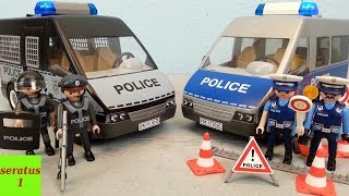 Playmobil Mannschaftswagen und Polizeibus Vergleich seratus1 [upl. by Innes960]