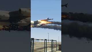 Airbus A380 crashes into Boeing 747 makes emergency landing [upl. by Akemej]