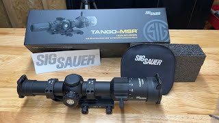 UNBOXING SIG SAUER TANGOMSR 16x24 scope [upl. by Berwick]