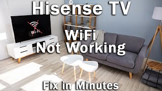 Hisense TV Not Connecting to WiFi Do THIS [upl. by Nehgem]