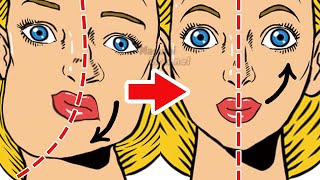 Lift Sagging Cheeks Droopy Mouth Corners Eye Corners Fix Asymmetrical Face l Get Symmetrical Face [upl. by Inami]