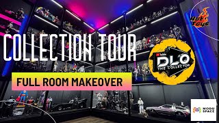 HOT TOYS COLLECTION TOUR AND ROOM MAKEOVER I STAR WARS MARVEL DC AND MORE [upl. by Burrton]